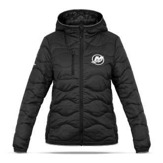 Ladies padded jacket in black, Size M