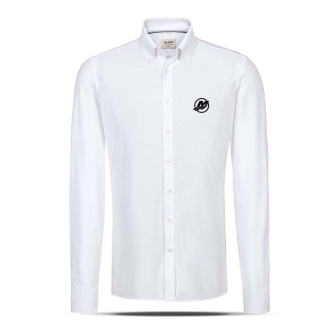 Men's business shirt in white, L