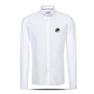 Men's business shirt in white, S