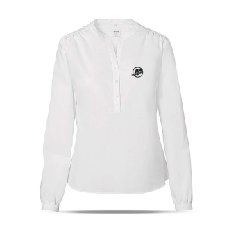 Women's long-sleeved tunic in white