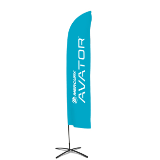 Strandflagga Avator flag, (60 x 260 cm)