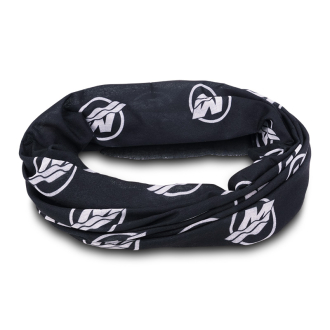 Tubular scarf in black