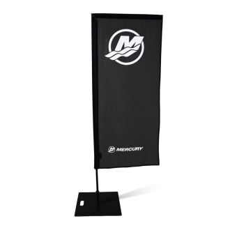 Strandflagga Mercury, (85 x 450 cm)