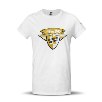 Heritage T-shirt in white, size S